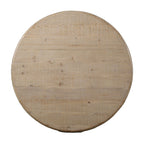 Table basse ronde Emy, aspect naturel vieilli