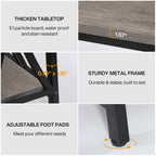 Table console extra longue de 70,9 pouces, table d'appoint pour canapé de salon