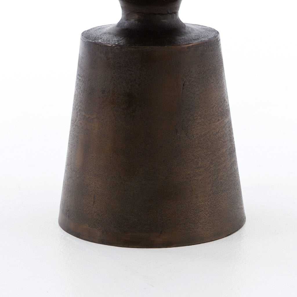 Table d'appoint Fable pour intérieur/extérieur, finition rouille antique