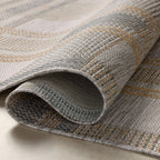 Tapis en bouleau couleur os/or 2,3 x 3,9