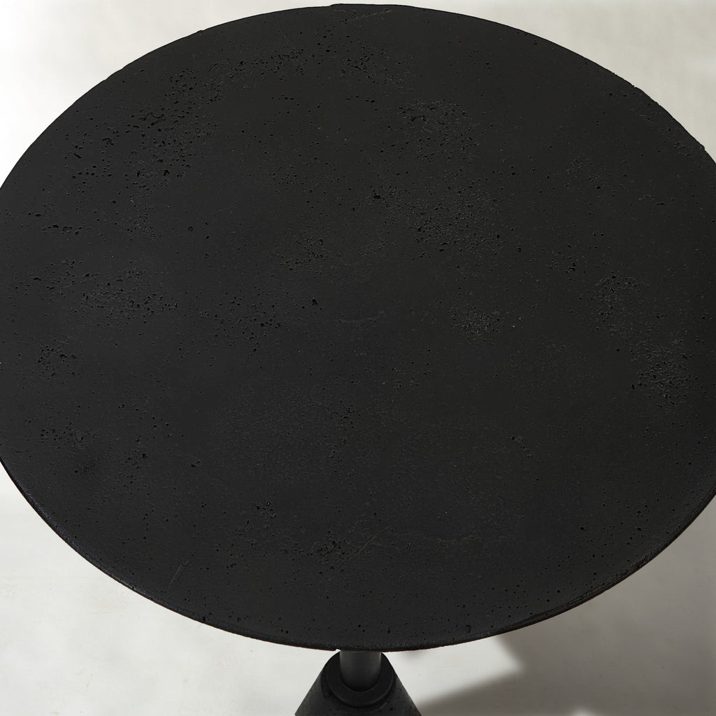 Table d'appoint Manny avec plateau en pierre