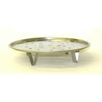 Marmite en acier inoxydable robuste de 80 pintes avec panier vapeur