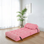 8 Corduroy Folding Couch Sofa Bed,Single
