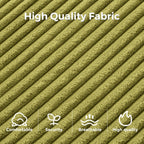 8 Corduroy Folding Couch Sofa Bed,Single