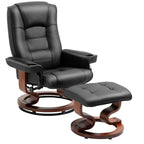 AVAWING Recliner Chair with Ottoman Swivel Design