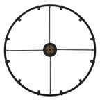 Lustre Acroma style ferme à 12 lumières, forme roue de chariot, 101,6 cm (40 po), homologué UL - 101,6 cm (40 po) de profondeur x 350 cm (138 po) de hauteur