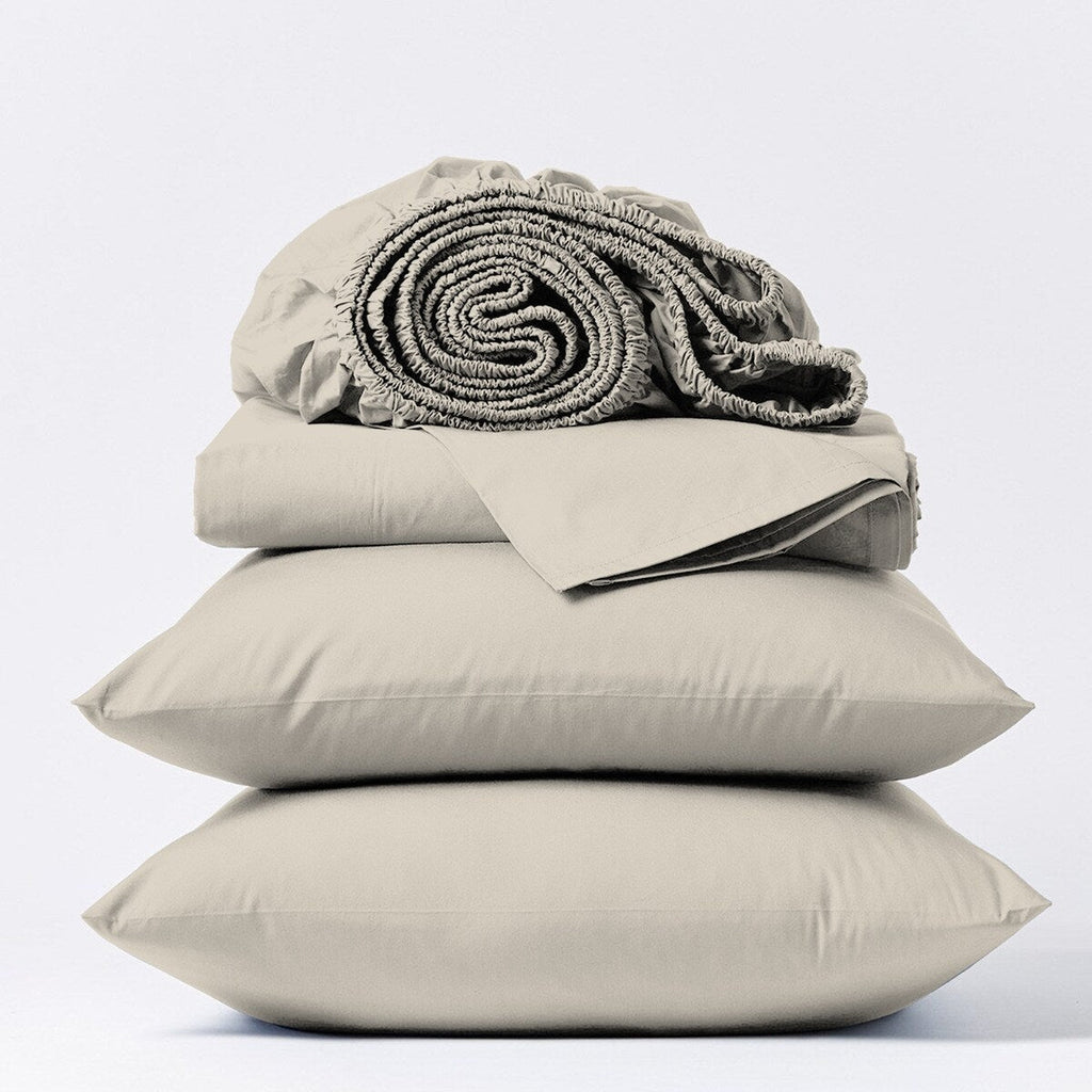 Ensemble de draps Aireolux en coton égyptien de luxe ultra-doux et soyeux, 1000 fils/cm².