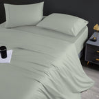 Ensemble de draps Aireolux en coton égyptien de luxe ultra-doux et soyeux, 1000 fils/cm².