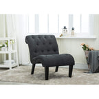 Chaise longue rembourrée, fauteuil d'appoint pour chambre à coucher et salon