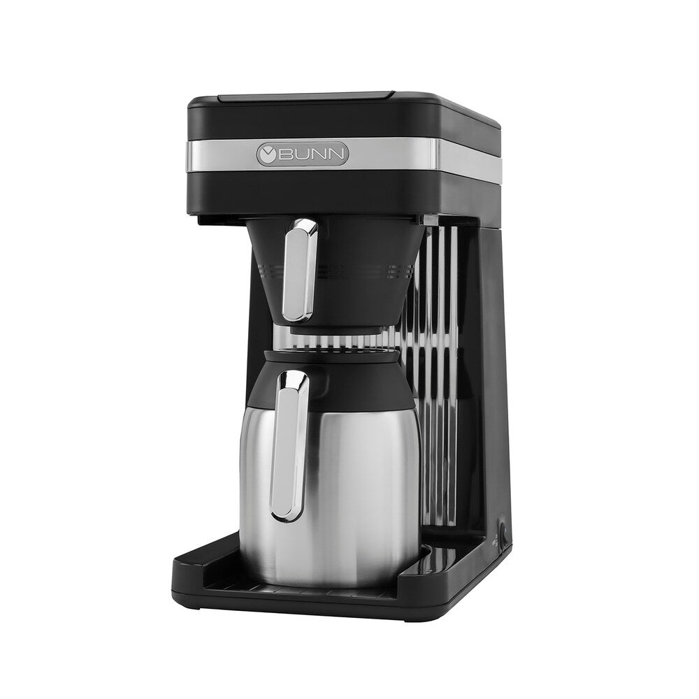Cafetière BUNN Speed ​​Brew CSB3T 10 tasses, noire et argentée