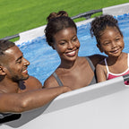 Piscine extérieure ronde hors sol Bestway Steel Pro MAX 10'x30 avec pompe - 10 pi x 30 po.