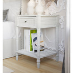 Lit Billy à panneaux rembourrés avec 2 tables de chevet