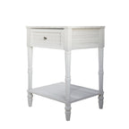 Lit Billy à panneaux rembourrés avec 2 tables de chevet