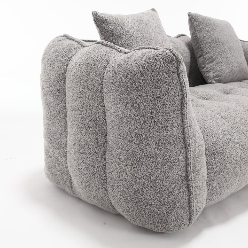 Comfortable square recliner sofa