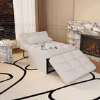 Canapé-lit convertible, fauteuil, pouf pliant, fauteuils inclinables pour salon