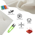 Canapé-lit convertible, fauteuil, pouf pliant, fauteuils inclinables pour salon