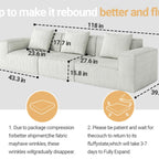 Convertible Tofu Block Sofa Floor Sofa Bed