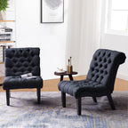 Chaise longue rembourrée, fauteuil d'appoint pour chambre à coucher et salon