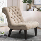 Chaise longue rembourrée, fauteuil d'appoint pour chambre à coucher et salon