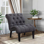 Chaise longue rembourrée, fauteuil d'appoint pour chambre à coucher et salon