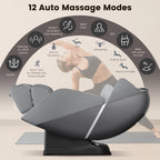 Costway Full Body Massage Chair with Voice Control Heat Foot Roller