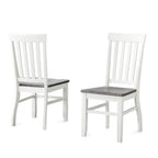 Steve Silver Crestwood Farmhouse Wood Side Chair (Set of 2)