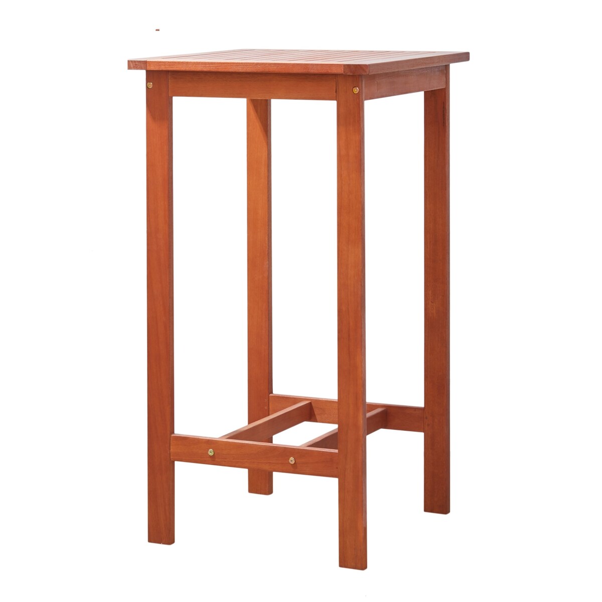 Emilio Wood Bar Table and Chair Dining Set