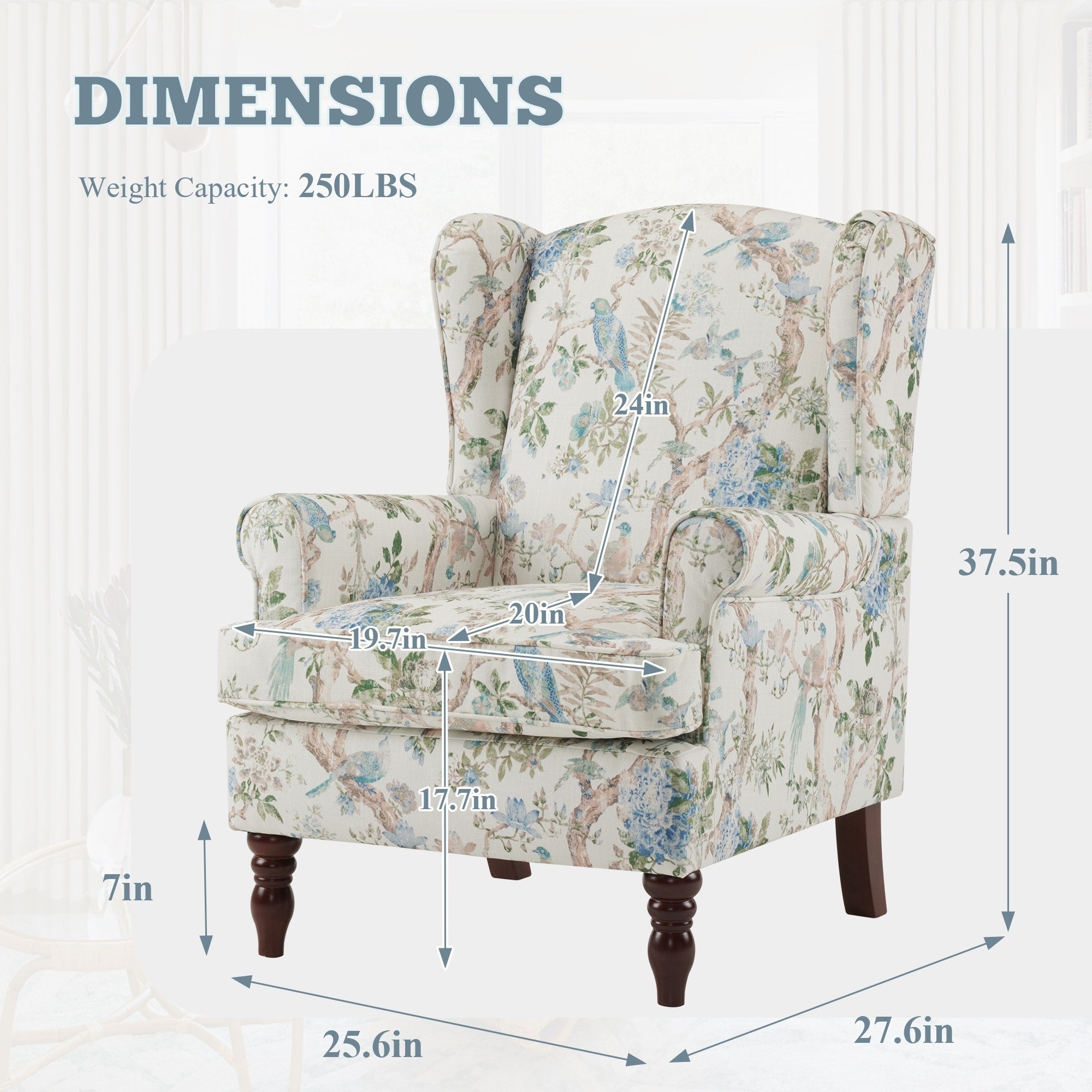 Fauteuil d'appoint moderne Erommy, fauteuil à dossier haut, canapé une place capitonné en tissu avec pieds en bois pour salon