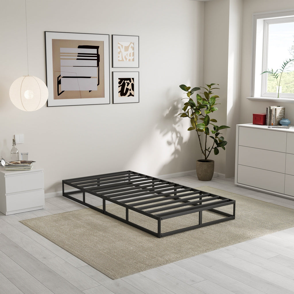 Ressort métallique extra-plat de 12,7 cm (5 pouces), structure robuste avec revêtement gris