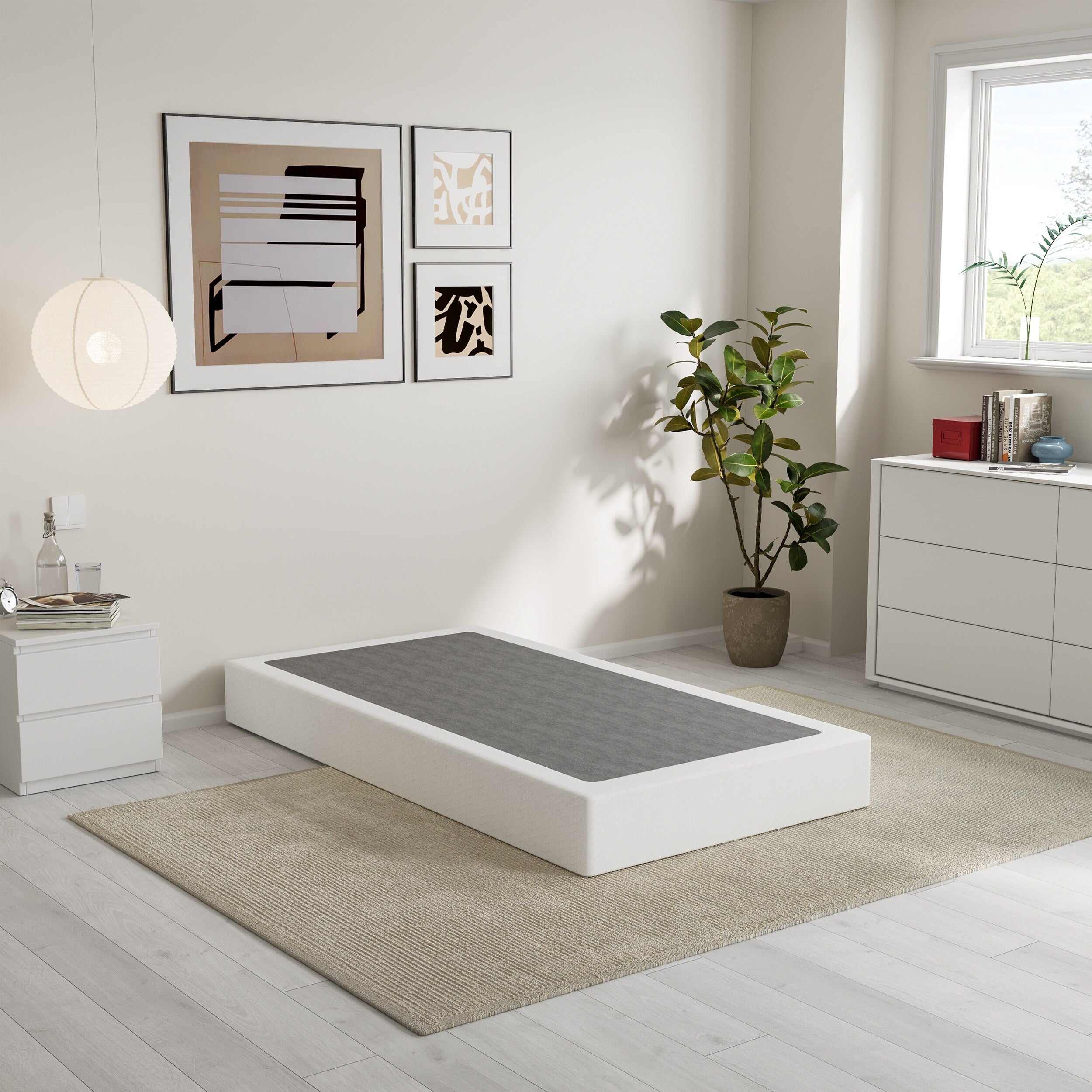 Ressort métallique extra-plat de 12,7 cm (5 pouces), structure robuste avec revêtement gris