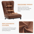 Ensemble de 2 ou 4 chaises de salle à manger rembourrées en similicuir