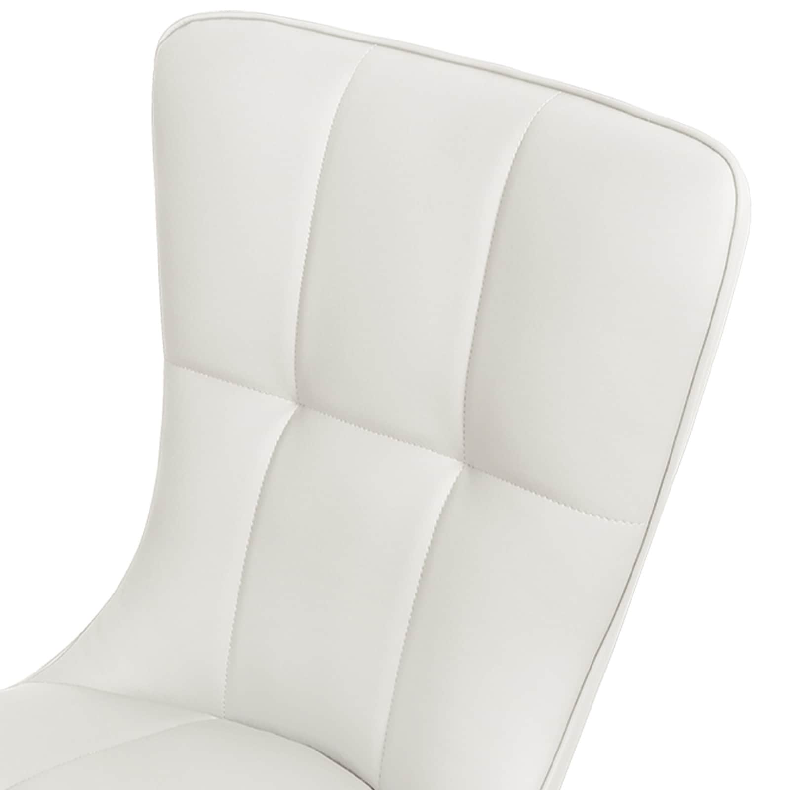 Ensemble de 2 ou 4 chaises de salle à manger rembourrées en similicuir