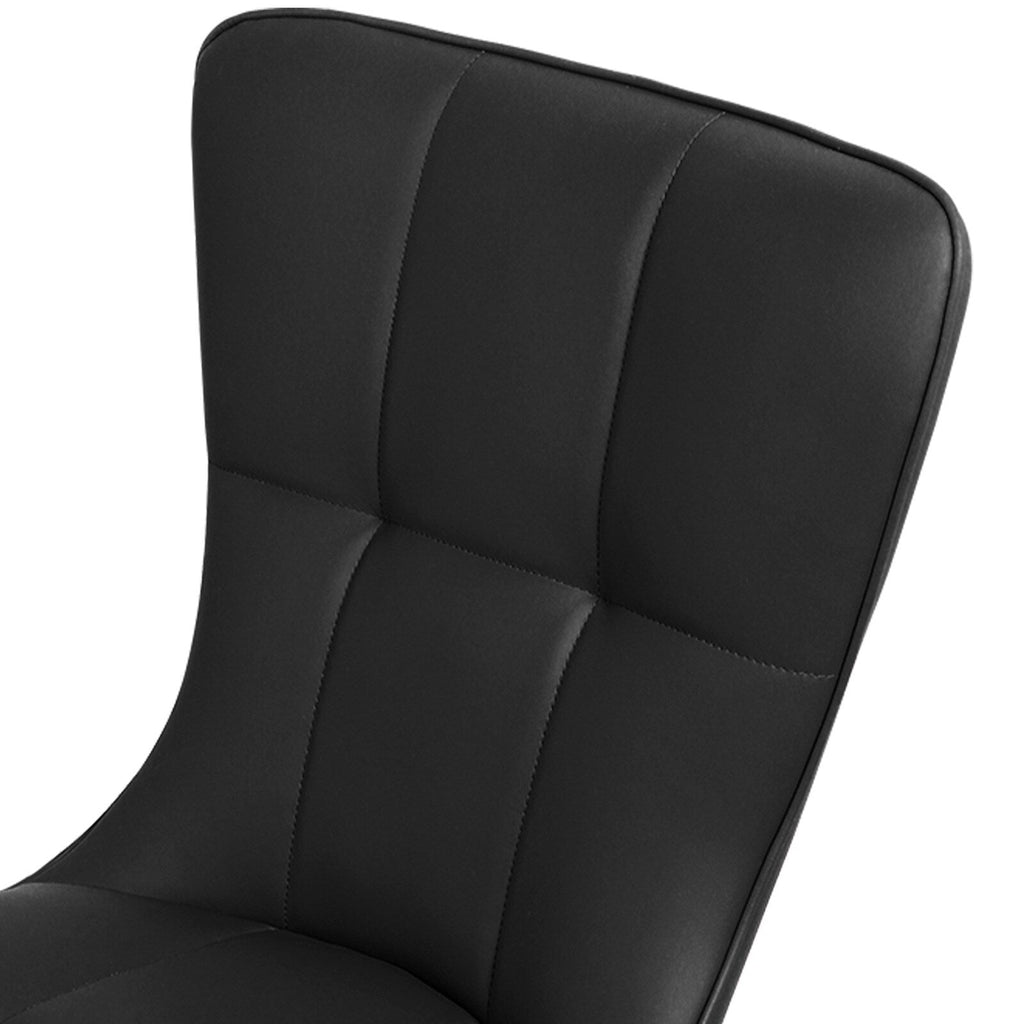 Ensemble de 2 ou 4 chaises de salle à manger rembourrées en similicuir