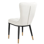 Ensemble de 2 ou 4 chaises de salle à manger rembourrées en similicuir