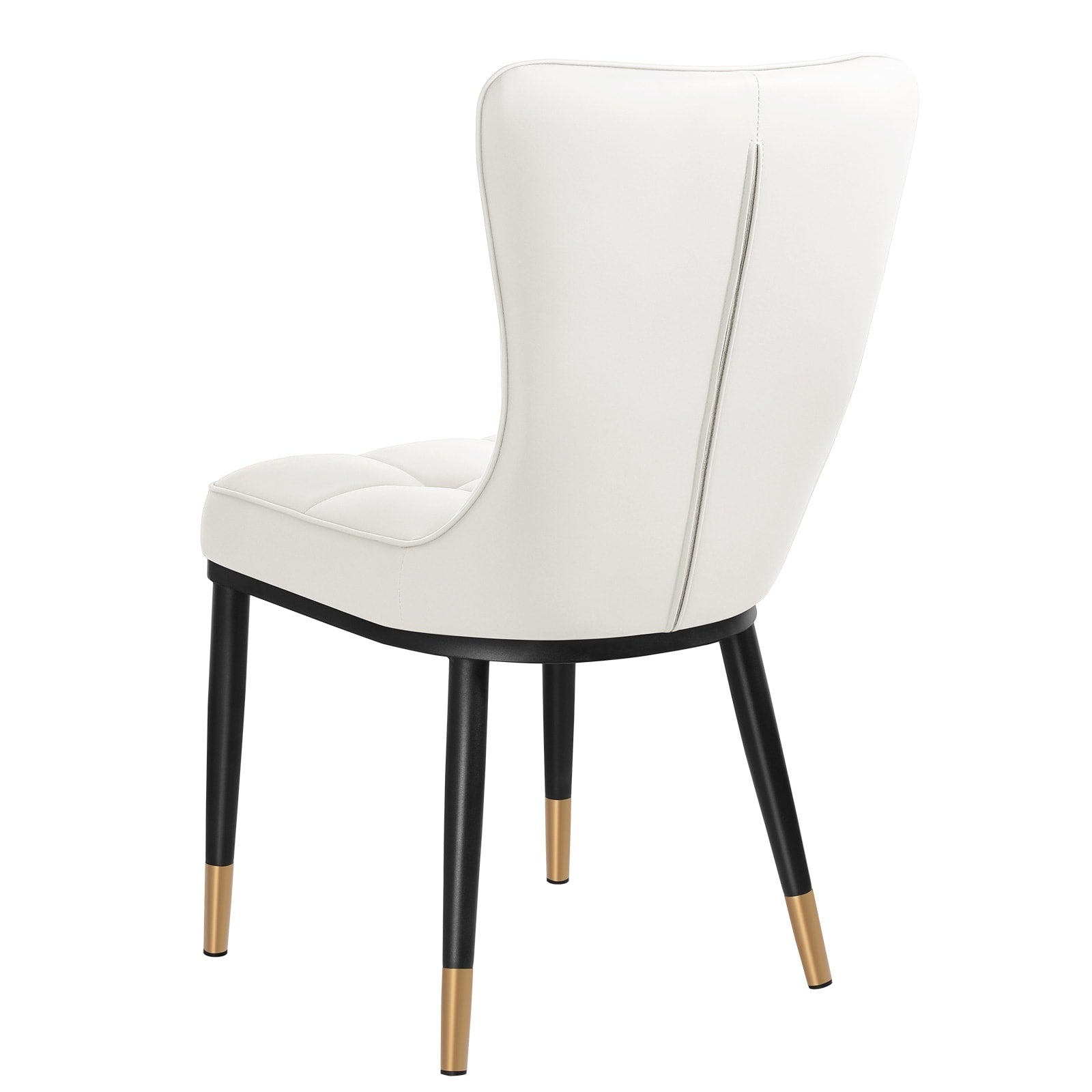 Ensemble de 2 ou 4 chaises de salle à manger rembourrées en similicuir