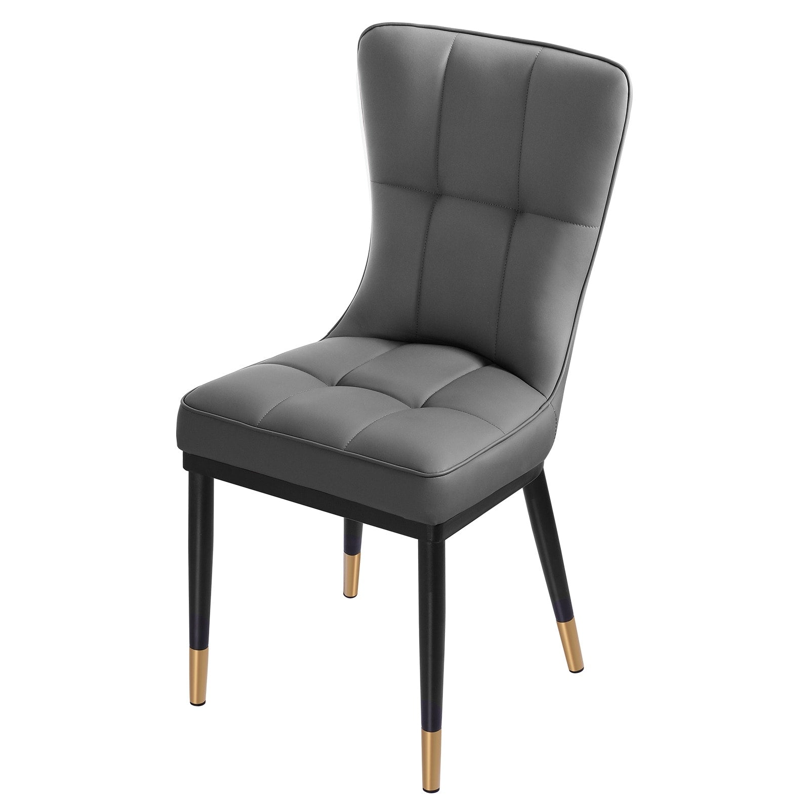 Ensemble de 2 ou 4 chaises de salle à manger rembourrées en similicuir