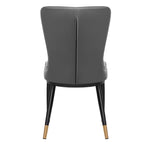 Ensemble de 2 ou 4 chaises de salle à manger rembourrées en similicuir