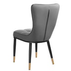 Ensemble de 2 ou 4 chaises de salle à manger rembourrées en similicuir