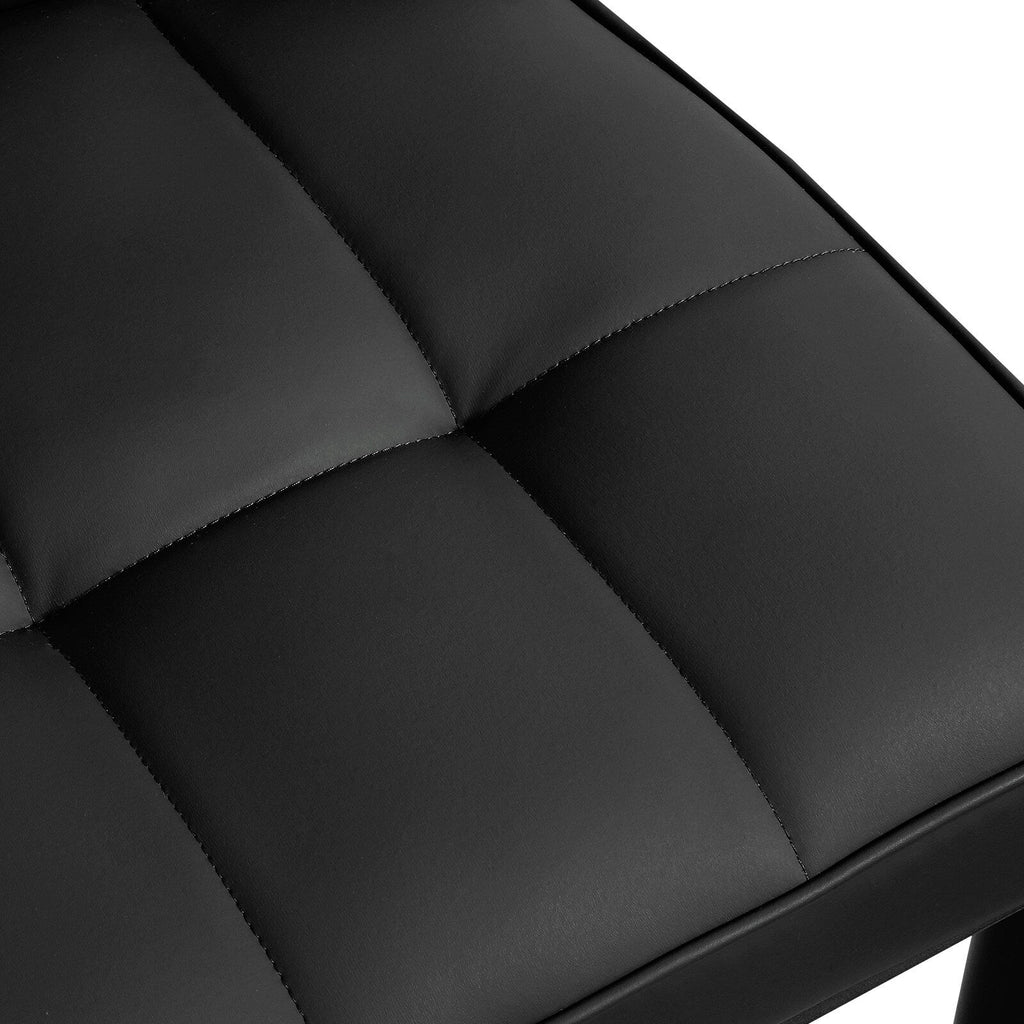 Ensemble de 2 ou 4 chaises de salle à manger rembourrées en similicuir