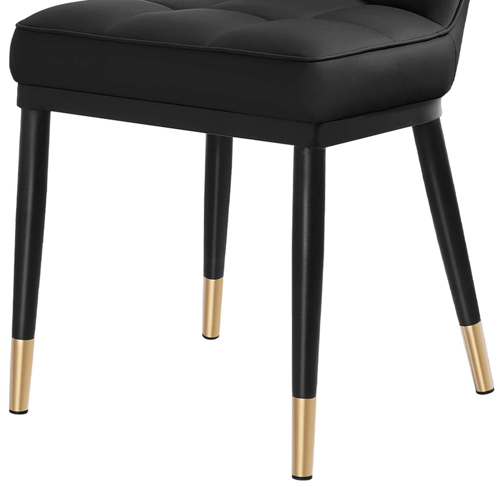 Ensemble de 2 ou 4 chaises de salle à manger rembourrées en similicuir