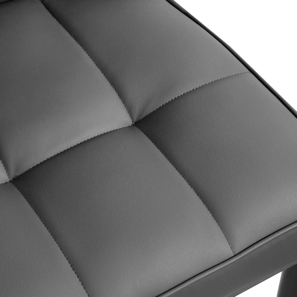 Ensemble de 2 ou 4 chaises de salle à manger rembourrées en similicuir