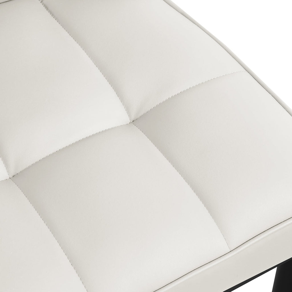 Ensemble de 2 ou 4 chaises de salle à manger rembourrées en similicuir