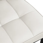 Ensemble de 2 ou 4 chaises de salle à manger rembourrées en similicuir