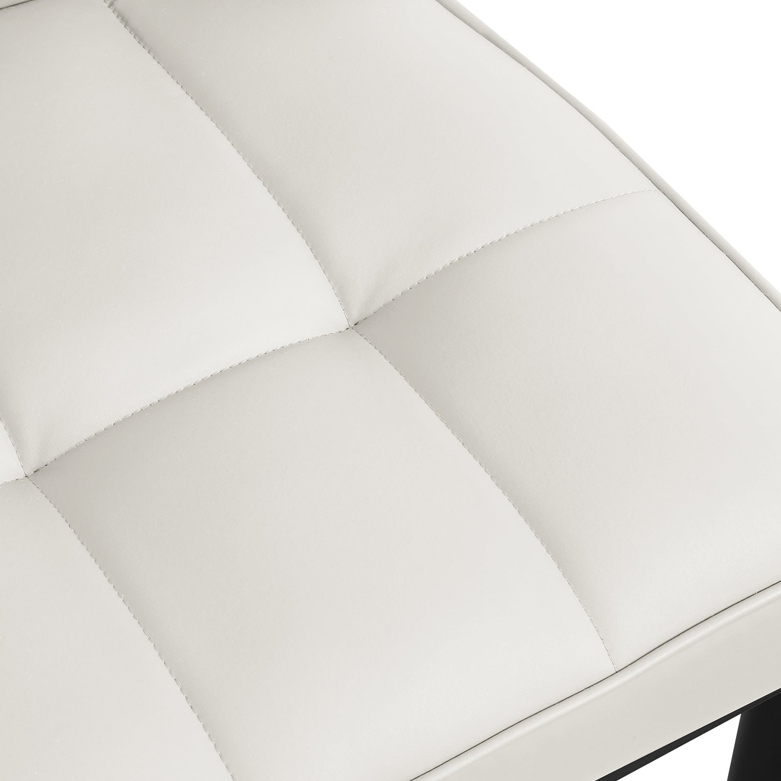 Ensemble de 2 ou 4 chaises de salle à manger rembourrées en similicuir