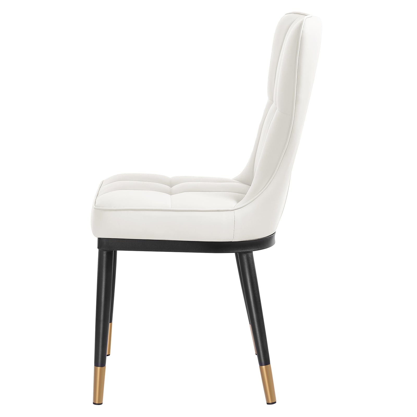 Ensemble de 2 ou 4 chaises de salle à manger rembourrées en similicuir