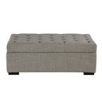 Folding Sofa Bed, 49.6 Ottoman with a Folding Sofa Bed, Convertible Ottoman Sleeper with Memory Mattress and Tufted Design