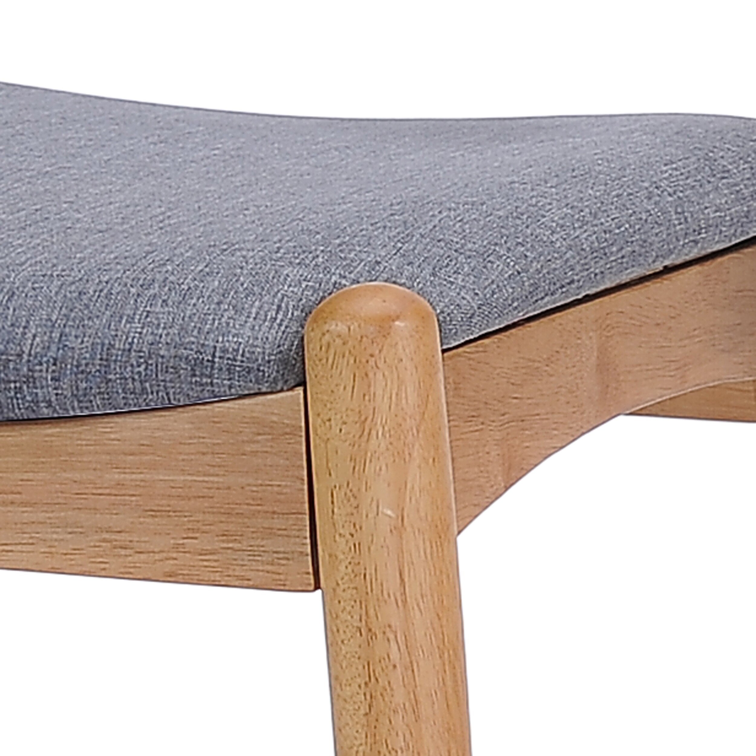 Chaises de salle à manger Francie style Mid-Century Modern (lot de 2) par Christopher Knight Home - 52 cm (L) x 51,4 cm (l) x 75,6 cm (H)