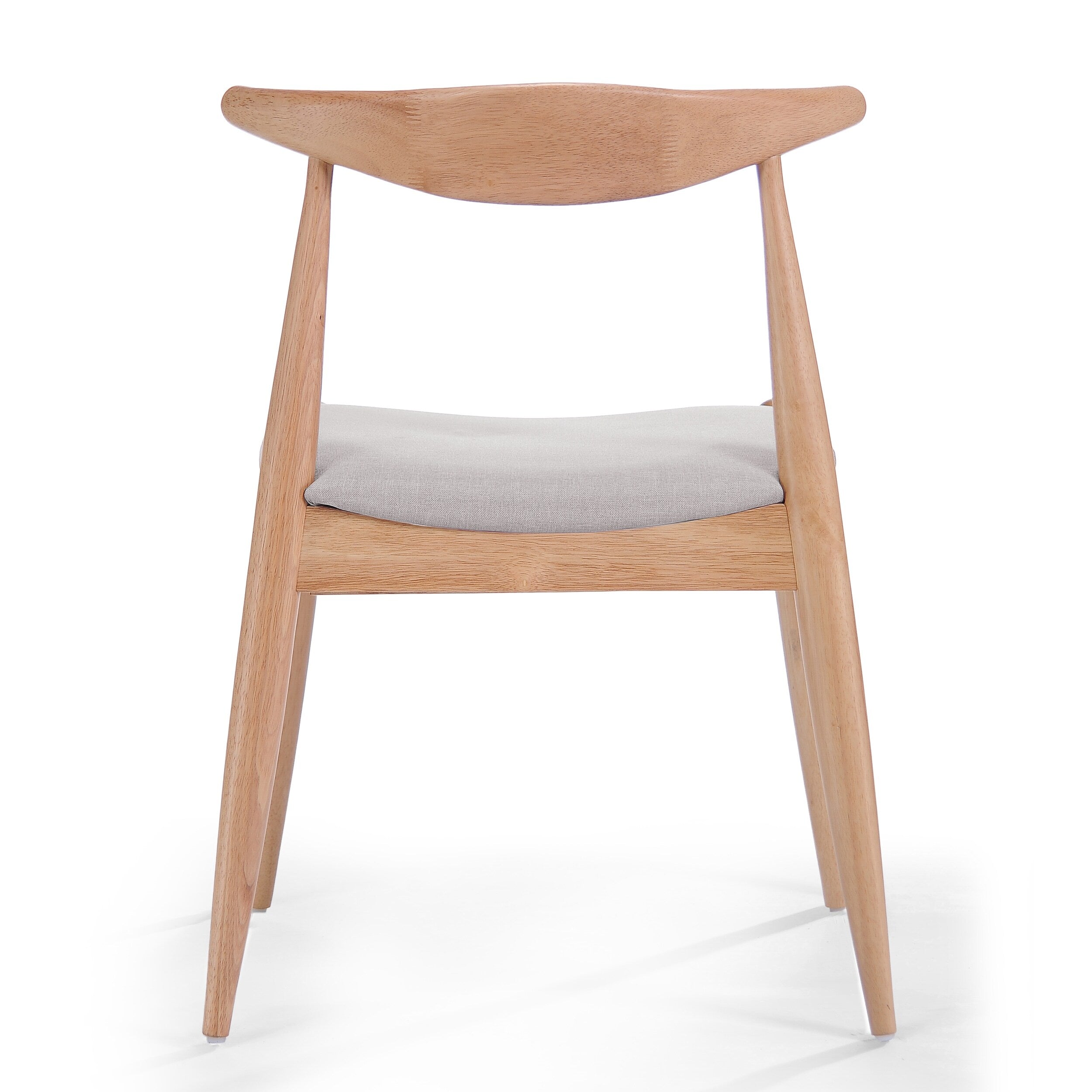 Chaises de salle à manger Francie style Mid-Century Modern (lot de 2) par Christopher Knight Home - 52 cm (L) x 51,4 cm (l) x 75,6 cm (H)