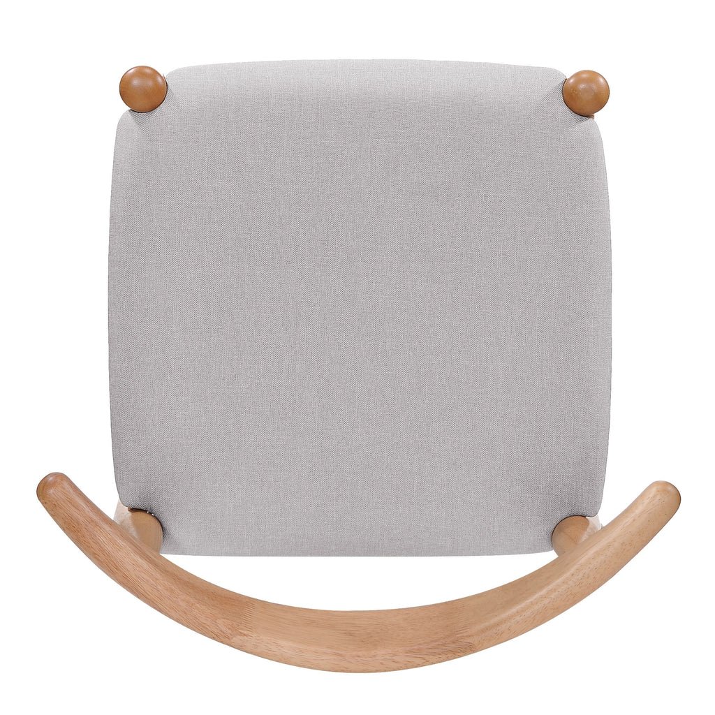 Chaises de salle à manger Francie style Mid-Century Modern (lot de 2) par Christopher Knight Home - 52 cm (L) x 51,4 cm (l) x 75,6 cm (H)