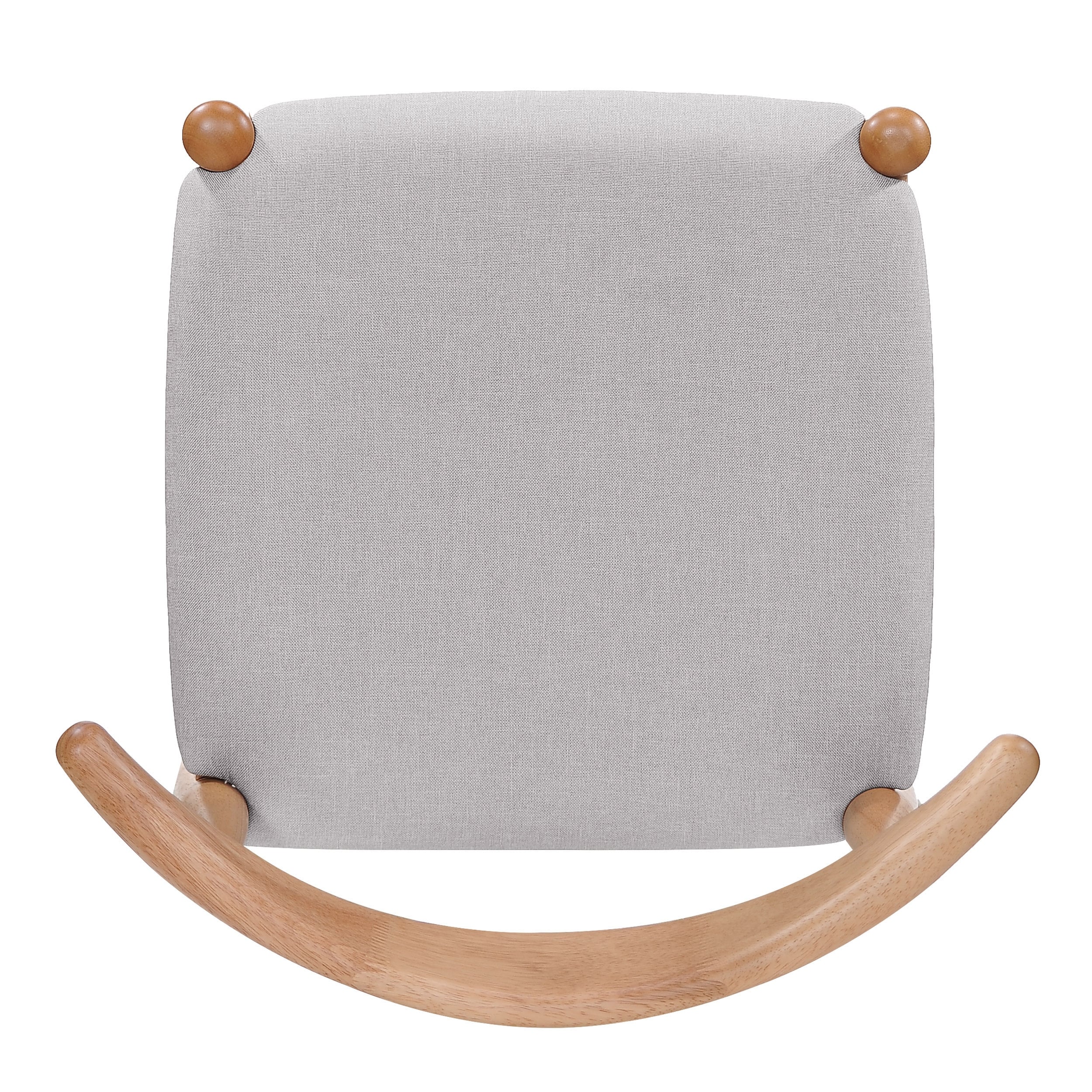 Chaises de salle à manger Francie style Mid-Century Modern (lot de 2) par Christopher Knight Home - 52 cm (L) x 51,4 cm (l) x 75,6 cm (H)